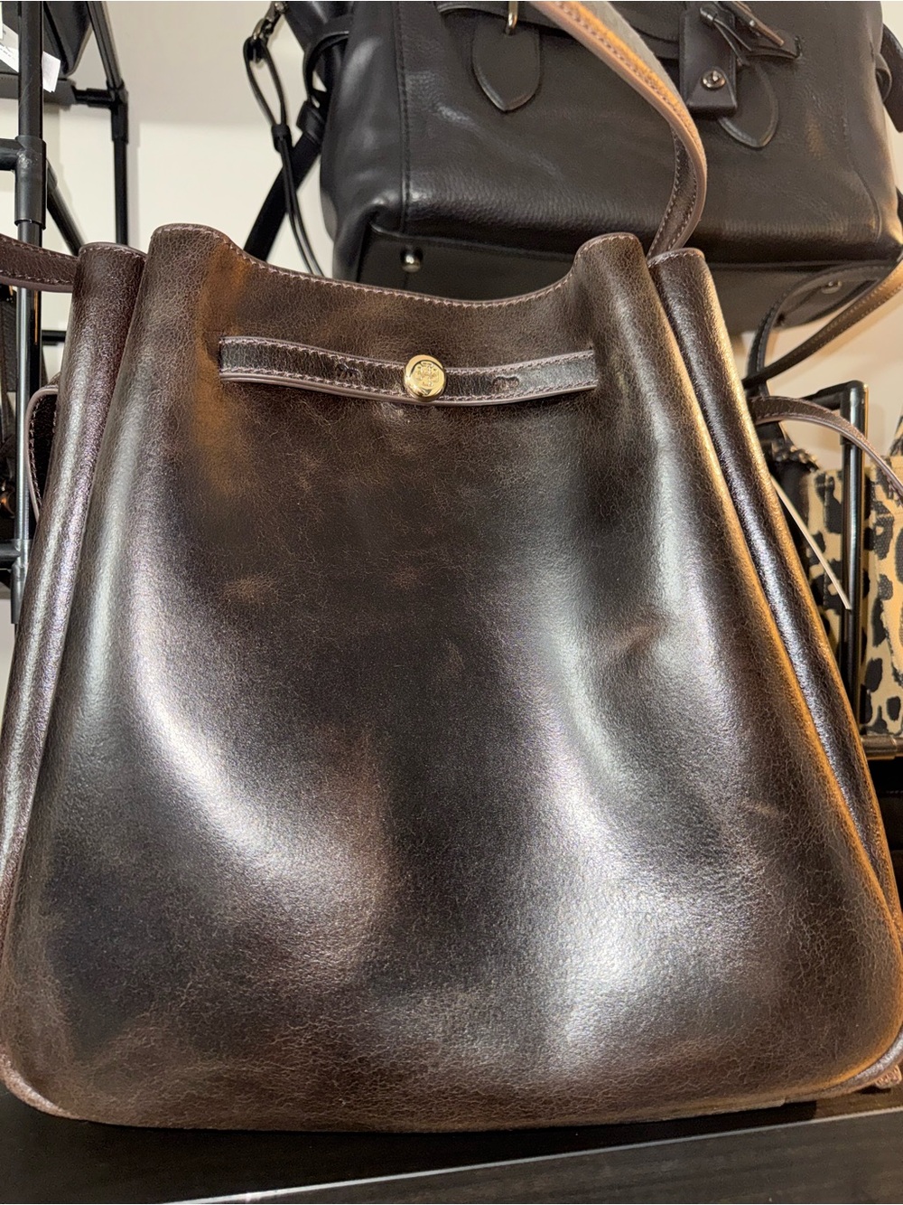 Tory Burch Large Romy Distressed Leather NWT